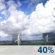 Thursday: A slight chance of showers, then a chance of showers and thunderstorms after 8am.  Mostly sunny, with a high near 91. Chance of precipitation is 40%.