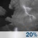 Wednesday Night: A slight chance of showers and thunderstorms, then a chance of showers after 11pm.  Mostly cloudy, with a low around 66. Calm wind.  Chance of precipitation is 50%.